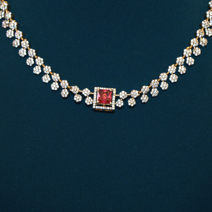 Mehandi Polish CZ Changeable Jewelry Set