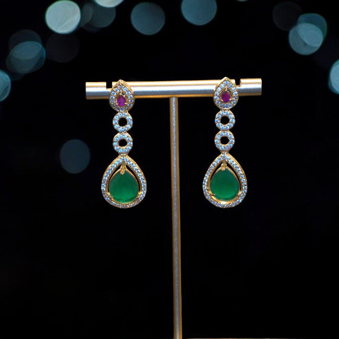 Micron CZ Teardrop Green Kammal Jimky
