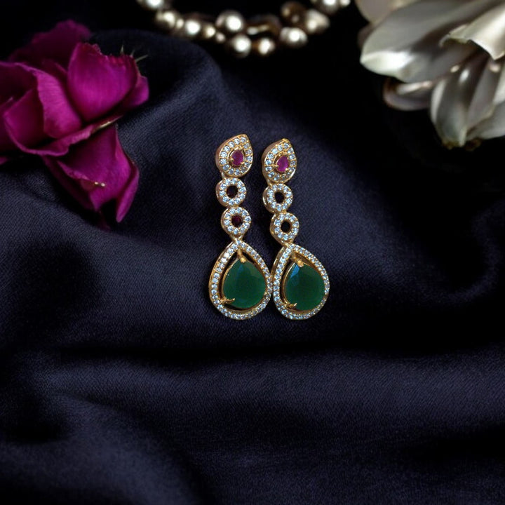 Micron CZ Teardrop Green Kammal Jimky